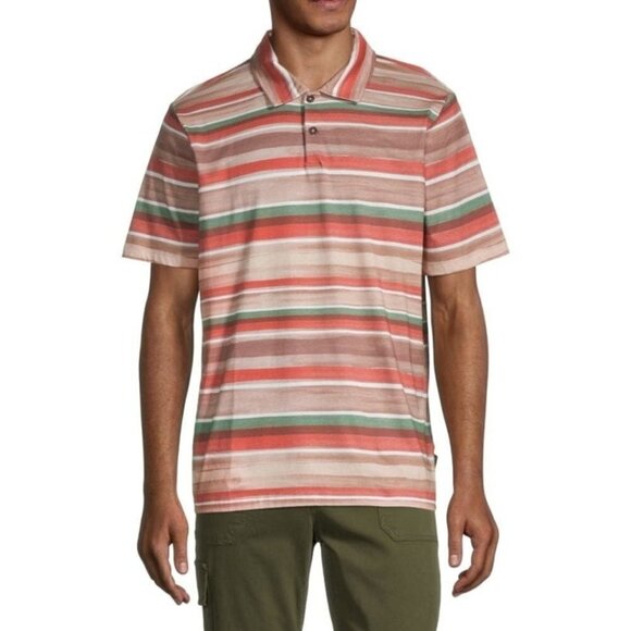 New Ted Baker | Prebook Multi Stripe Knit Polo - Picture 1 of 8